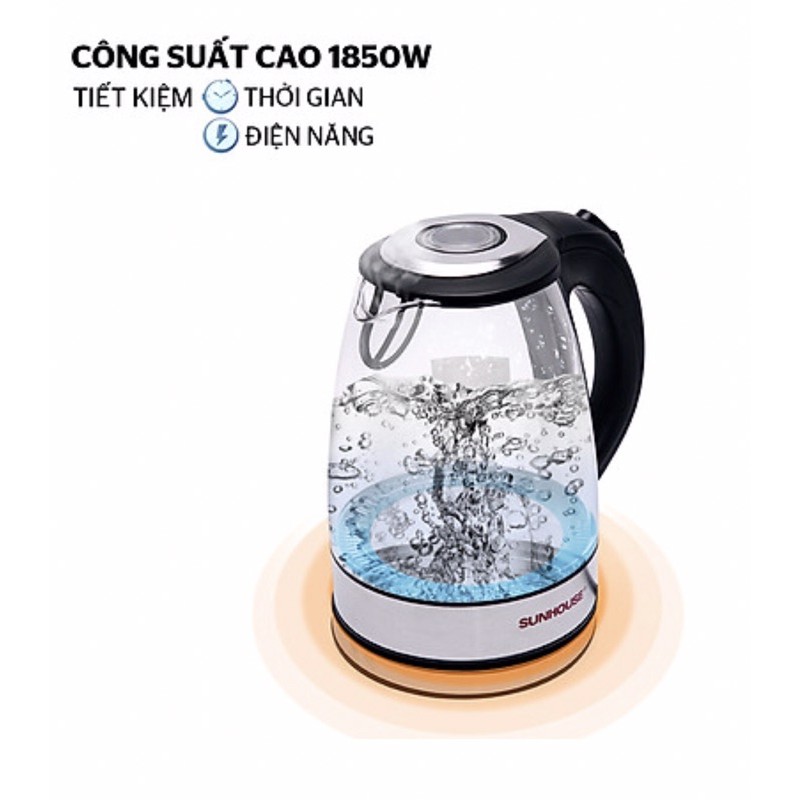 ẤM SIÊU TỐC SUNHOUSE SHD-1217 [1,7 lít]- Hàng chính hãng