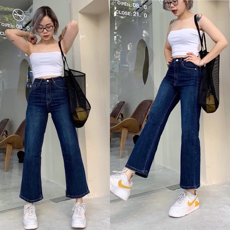 Quần Jeans Culottes Brandy Chuẩn Xịn Siêu Sang Chảnh đã về r ạ 😍