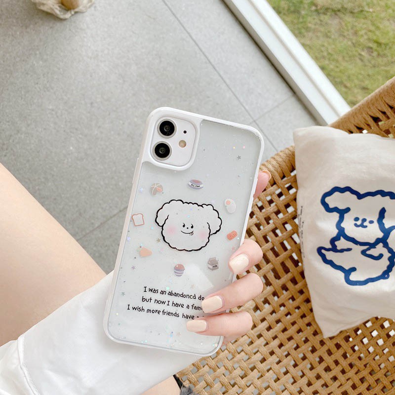 Ốp lưng iphone Couple Cartoon viền màu 6/6plus/6s/6splus/7/7plus/8/8plus/x/xr/xs/11/12/13/pro/max/plus/promax | BigBuy360 - bigbuy360.vn