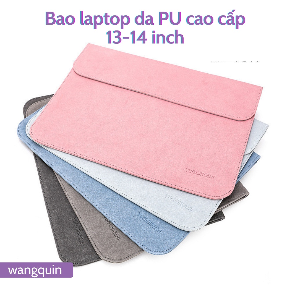 Túi đựng bảo vệ cho Macbook Air Pro Asus Acer 11.6&quot; / 13.3&quot; / 14&quot; Da cao cấp nhiều màu Bao Laptop Túi da đựng laptop