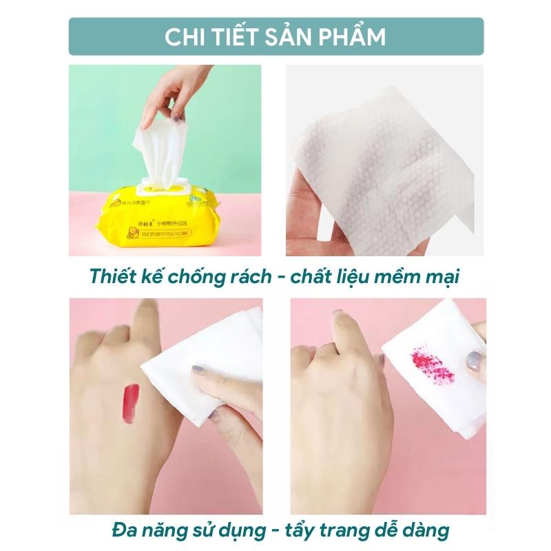 Combo 10 Khăn Giấy Ướt Vịt Vàng LVDUKING, Khăn Ướt Mini Bỏ Túi Tiện Dụng