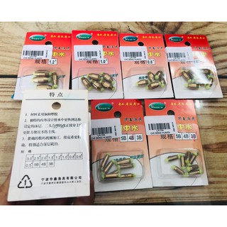 CHÌ ĐỒNG KẸP ISO CÂU CÁC SIZE TỪ 0.6 ĐẾN 5B.