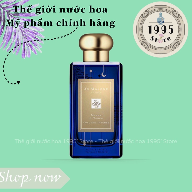 Chai Xịt Mẫu Thử Nước Hoa Test Jo Malone Myrrh & Tonka Cologne Intense 5ml/10ml/20ml