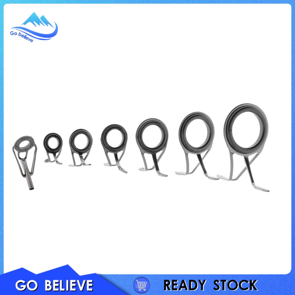 Set 7 Vòng Inox Dẫn Dây Câu Cá