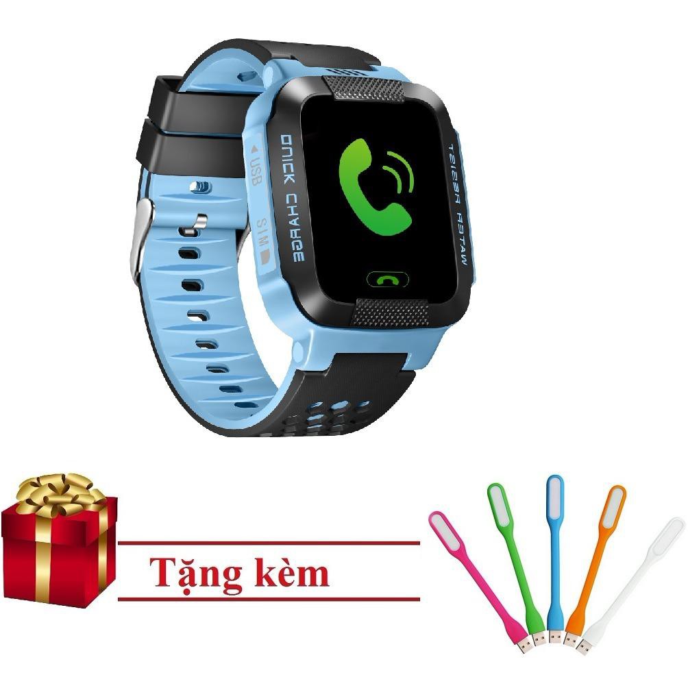 Đồng hồ định vị ecoWATCH E5 thông minh, có tiếng việt, có cảm ứng - nghe gọi 2 chiều + tặng kèm đèn led usb
