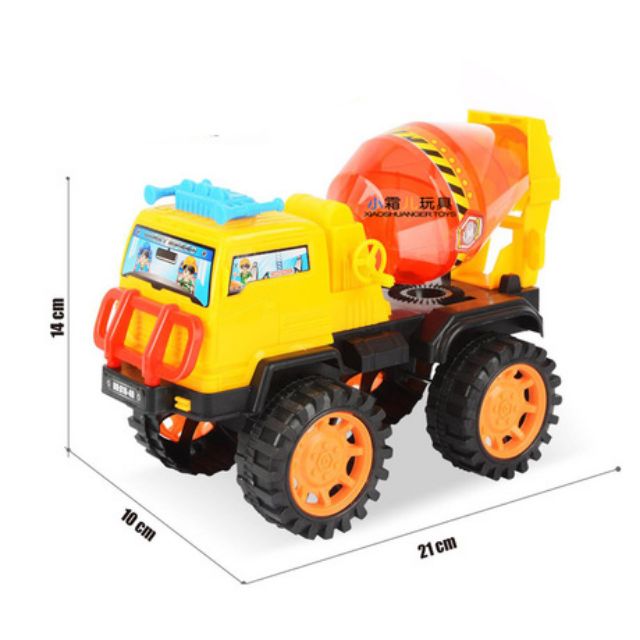 Xe trộn bê tông xoay bồn tay quay 308-15