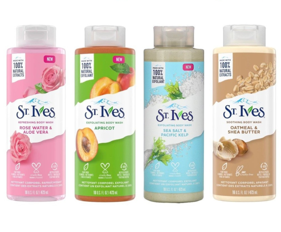 Sữa Tắm St.Ives Tẩy Tế Bào Chết Dịu Nhẹ, Dưỡng Da Mềm Mịn - ST. Ives Exfoliating Body Wash