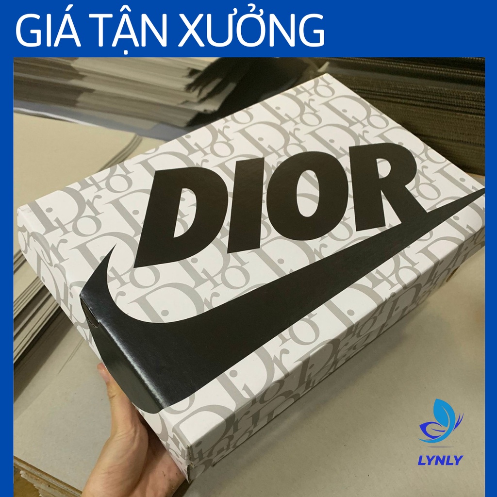 Hộp Giày Dior Nike Cứng Cáp, Dày Dặn Chịu Lực Tốt