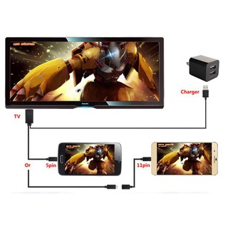 Cáp chuyển đổi Micro USB 5 Pin Sang 11 Pin MHL - HDMI 1080P HD TV cho điện thoại Android