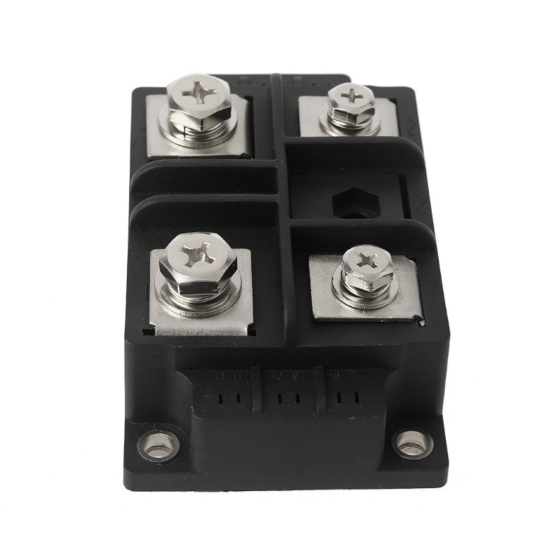 Mô đun chỉnh lưu cầu chỉnh lưu một giai đoạn 400A 1600V màu đen cao cấp MDQ