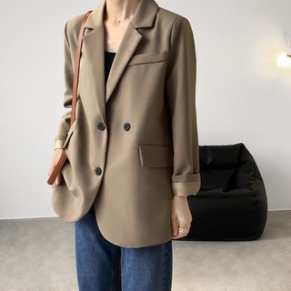 Áo khoát blazer dáng dài nút sau lưng Lusia Blazer