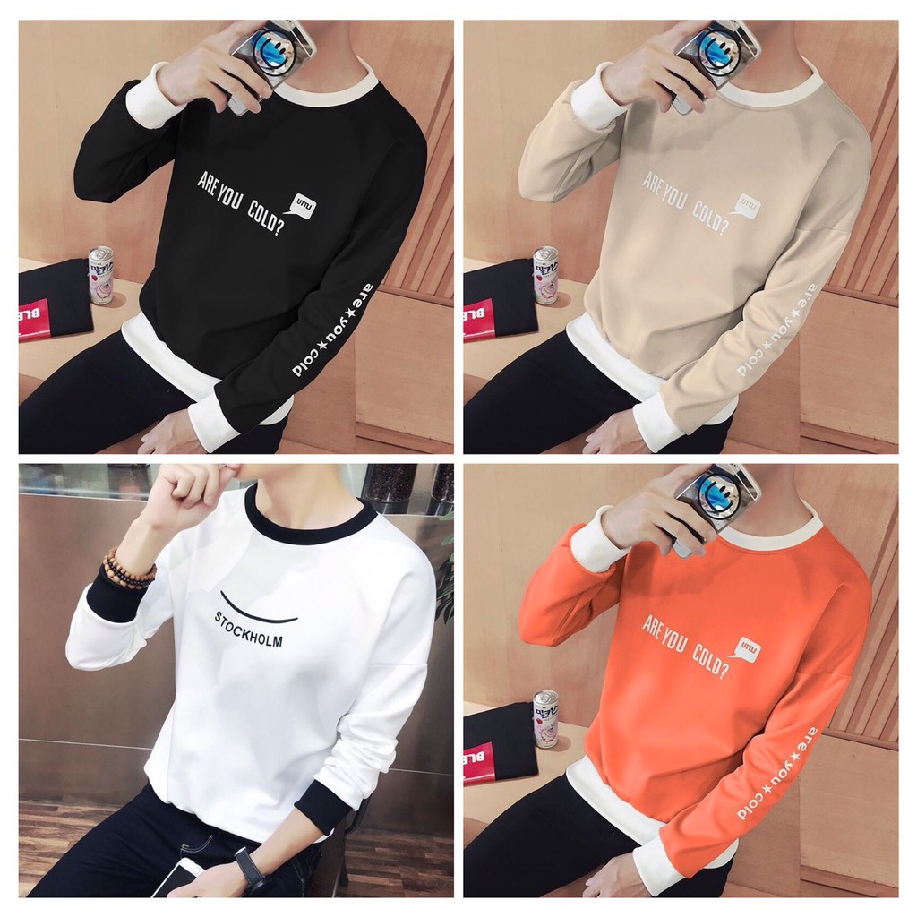 Áo sweater GẤU 194 vải thu đông co dãn, dày dặn mềm mịn form rộng phong cách Unisex - SW ME