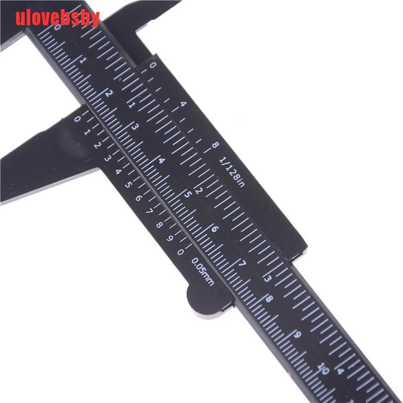 1 Thước Đo Dạng Trượt 6 Inch 150mm Bằng Nhựa Chất Lượng Cao
