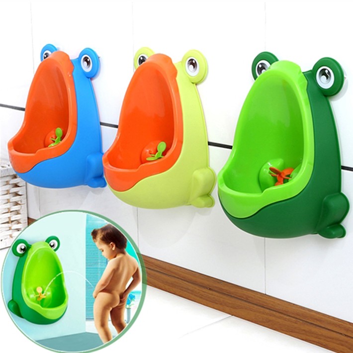 Bồn tiểu hình con ếch gắn tường cho bé trai