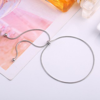 Lắc Tay Titan Nữ Dây Mì Kiểu Dây Rút Không Đen Chống Dị Ứng TT 2769