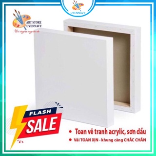 Toan vẽ tranh canvas Hàn Quốc 30x30 cm