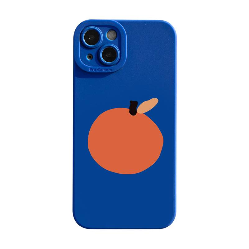 Simple Orange Apple 14pro Max Phone Case 13/12/11xr New IPhone6Plus/7/8 Soft Se ISqG