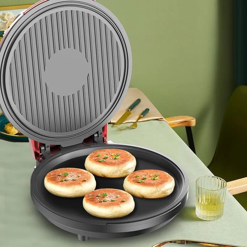 Máy nướng bánh bằng điện làm kếp lớn Gia dụng Pancake không dính chảo Đôi ăn sáng Side Heating