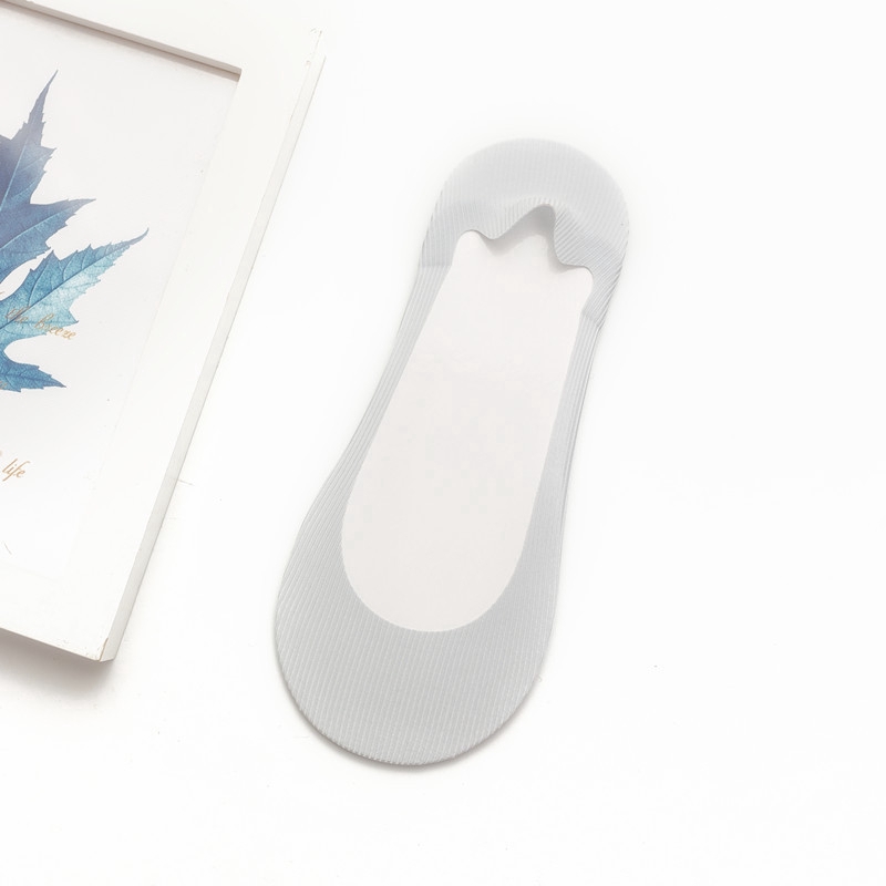 Đôi tất cotton cổ thấp màu trơn thoáng khí