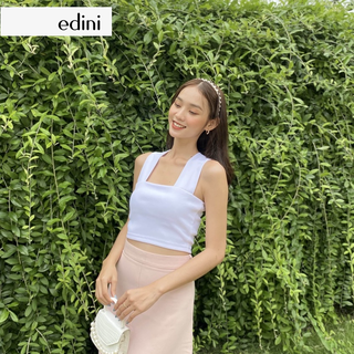 Áo croptop hai dây to bản - edini - a1422