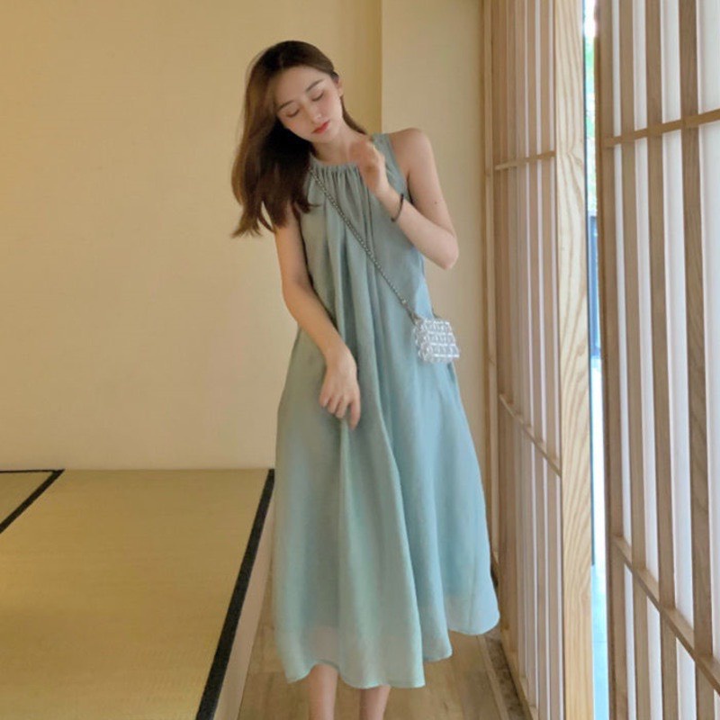 TT 86 - đầm suông nữ cực xinh- chất tơ lụa cực sang