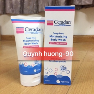Ceradan wash 150ml - tắm và rửa mặt