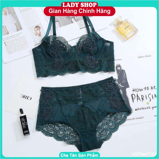 BỘ ÁO LÓT REN CAO CẤP 🔥KÈM QUÀ TẶNG 🔥 Bộ lót charm hoa hồng có gọng không mút đệm,ôm ngực nâng ngực cực đỉnh. | BigBuy360 - bigbuy360.vn