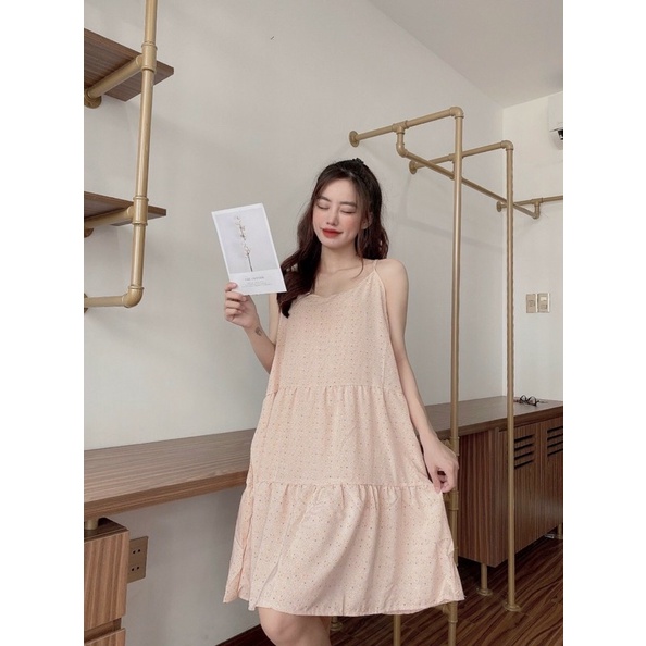Đầm 2 dây mặc nhà mát | BigBuy360 - bigbuy360.vn