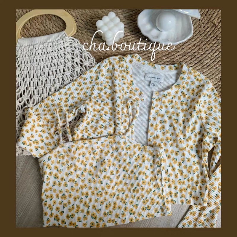 Set áo hoa xuất xịn