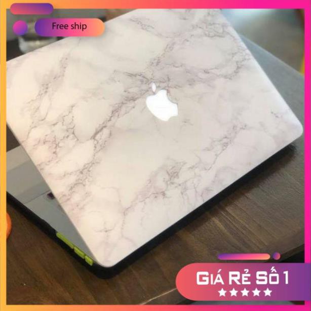 [Giá Sỉ] Ốp in hình vân đá trắng cho Macbook