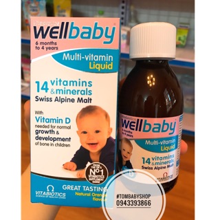 Vitamin tổng hợp Wellbaby UK. 