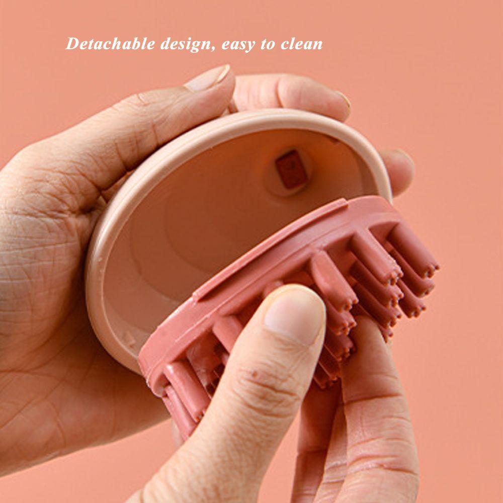 Bàn Chải Gội Đầu Silicone Cầm Tay Tiện Dụng