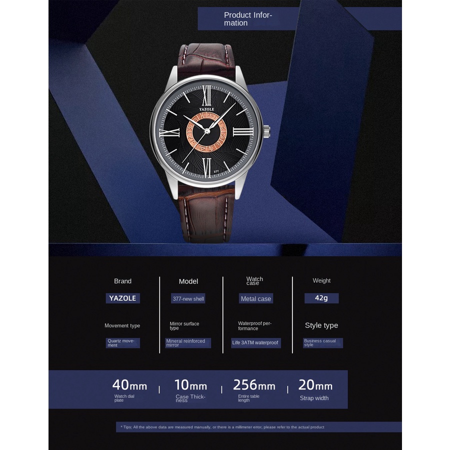 Đồng hồ đeo tay chạy pin thiết kế chòm sao đơn giản phong cách công sở thời trang cho nam