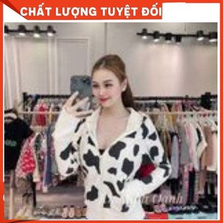 Áo khoác chống nắng bò sữa hot về hai màu