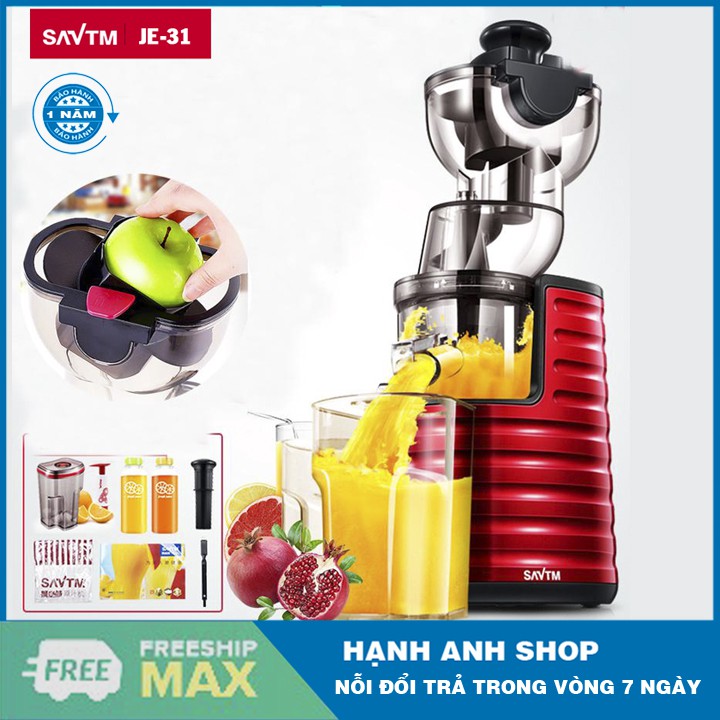 [ Hàng Nội Địa ] Máy ép chậm cao cấp SAVTM JE-31 - Bảo hành 12 tháng