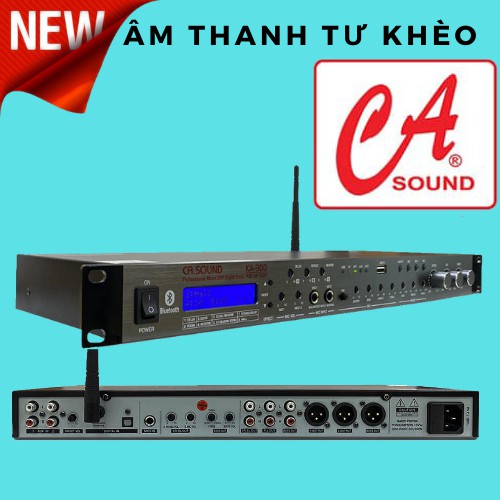 Vang cơ lai số karaoke CA SOUND KA-900 chính hãng, tiếng ca hay, chống hú tự động, hỗ trợ nhiều cổng kết nối