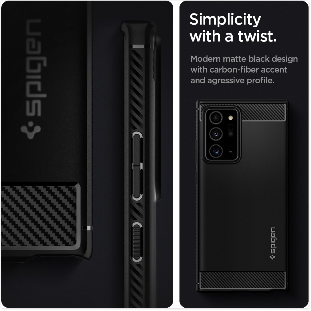 Ốp Spigen Samsung Galaxy Note 20 Ultra Rugged Armor
