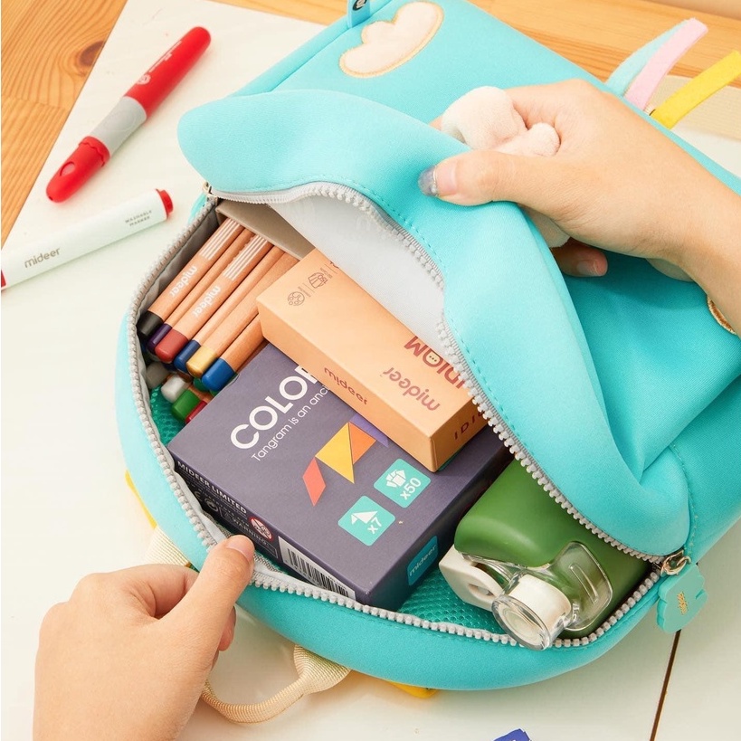 Balo cho bé mầm non Mideer Backpack balo cặp trẻ em mẫu giáo cho bé đi học cho bé trai và bé gái 2 3 4 5 6 Tuổi
