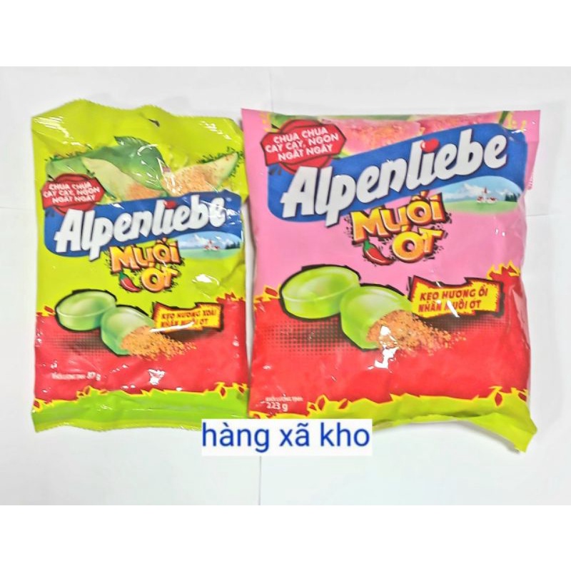 Kẹo Alpenliebe ổi xoài muối ớt 223g  .hsd:11_2023