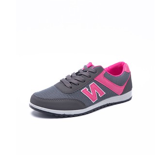 Giày nữ , giày sneaker nữ, thể thao nữ N xám hồng