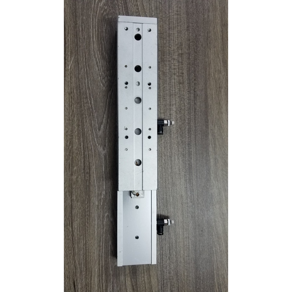 Xy lanh trượt khí nén  HLS12X100S hành trình 100mm + Tặng đầu nối khí