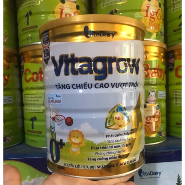 Sữa Vitagrow 0+ 900g(0-12 tháng)