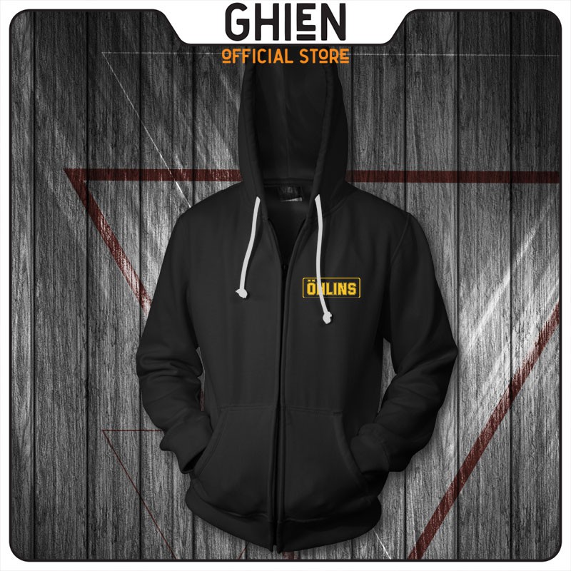 Áo khoác dây kéo UMAD unisex racing biker Ohlins nam nữ vải da cá cao cấp co giãn 4 chiều, thoáng mát | BigBuy360 - bigbuy360.vn