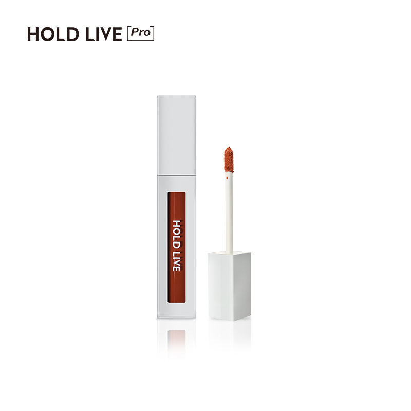 HOLD LIVEMirror Lip Glaze Velvet Matte Matte Water Lipstick Caramel Plum Color Lasting Not Easy to Fade