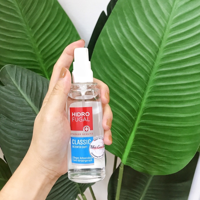 Xịt và lăn khử mùi Hidro fugal - hàng Đức