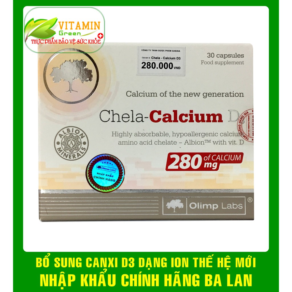 CHELA-CALCIUM D3 BỔ SUNG CANXI VÀ VITAMIN D3 CHO PHỤ NỮ MANG THAI, SAU SINH | NHẬP KHẨU CHÍNH HÃNG BA LAN