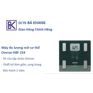 Máy đo lượng mỡ cơ thể, cân sức khỏe Omron HBF 224