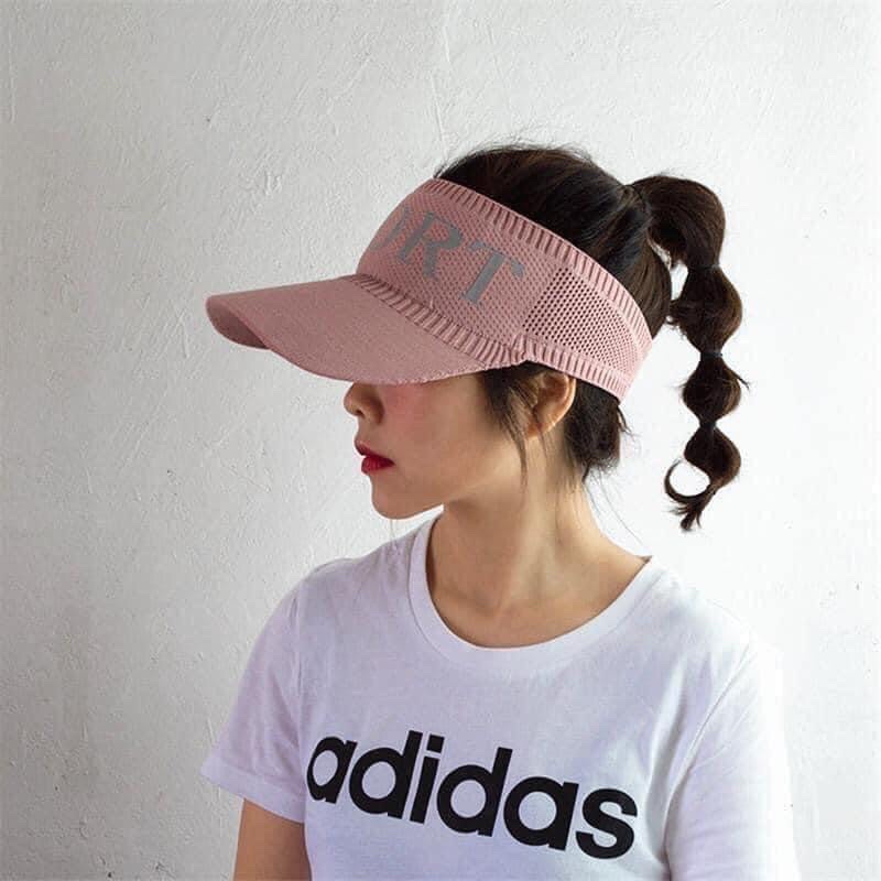 Mũ Lưỡi Trai Nửa Đầu Nón Chống Nắng Thể Thao Cho Nữ Sport