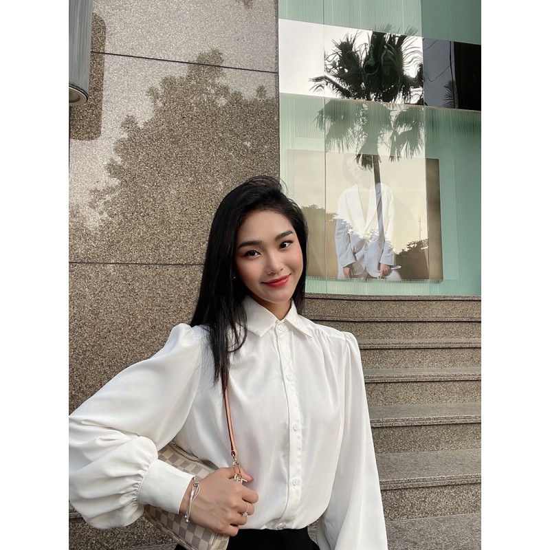 Set thiết kế Áo sơmi & Quần short cạp cao - Paris Shirt x Royal short