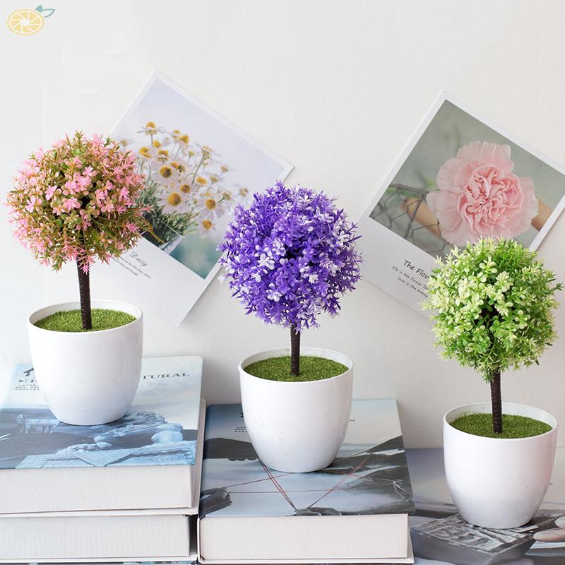 Artificial bonsai Room Home Garden Display Topiary Plastic Plant Indoor Outdoor Cabinets Simulated Accessories